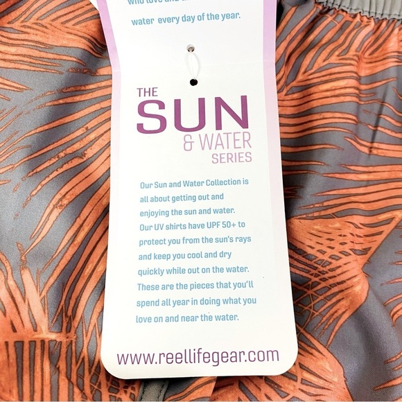 Reel Life Silver Filigree Print Board Shorts Size M - Picture 6 of 7